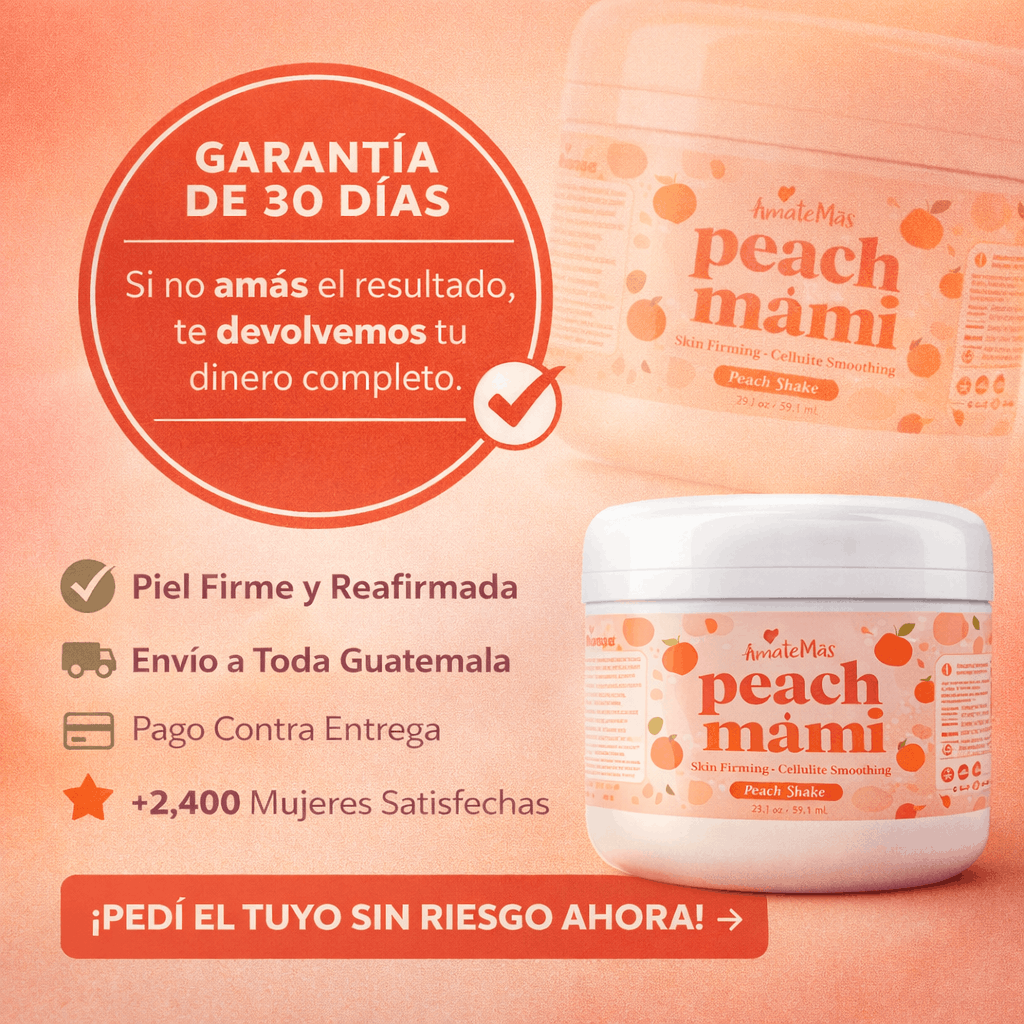 Peach Mami™ — La Crema que Reafirma, Elimina la Celulitis