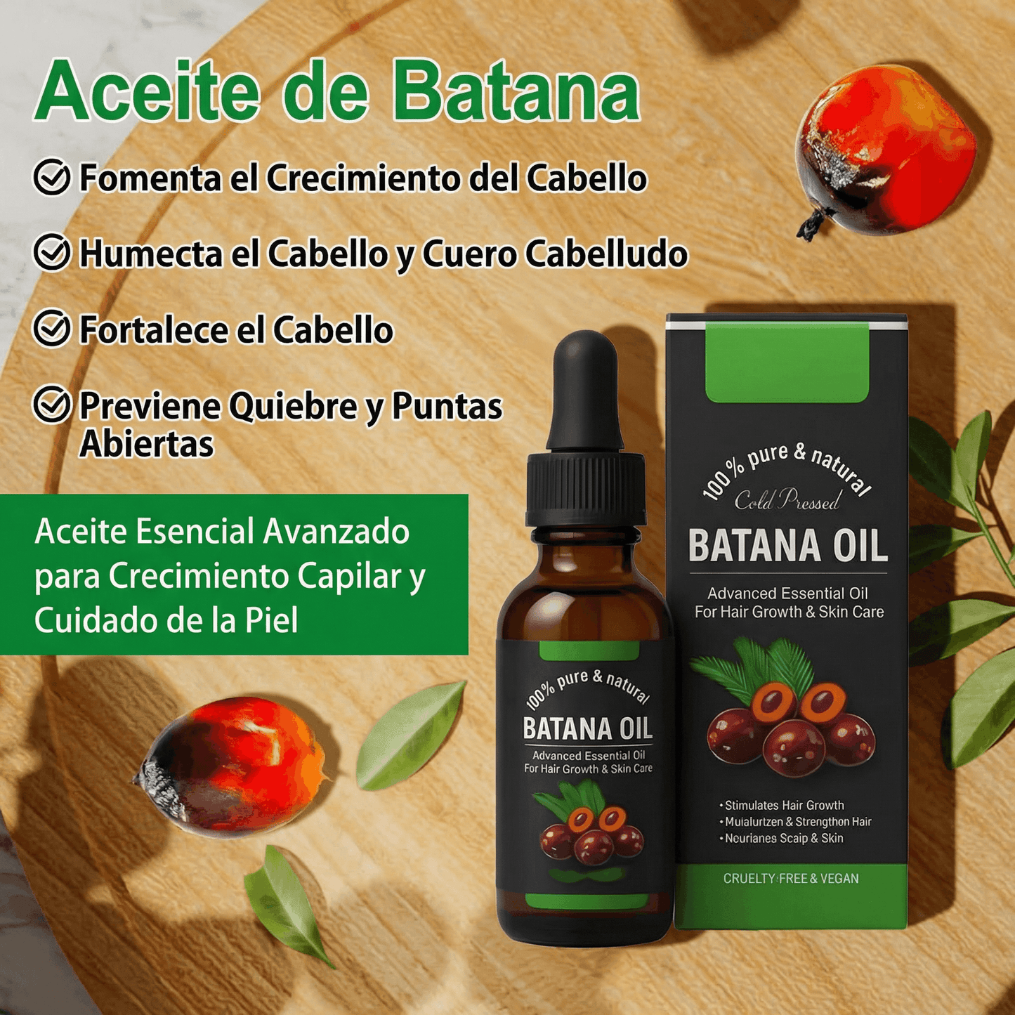 Aceite de Batana Crecimiento y Reparación