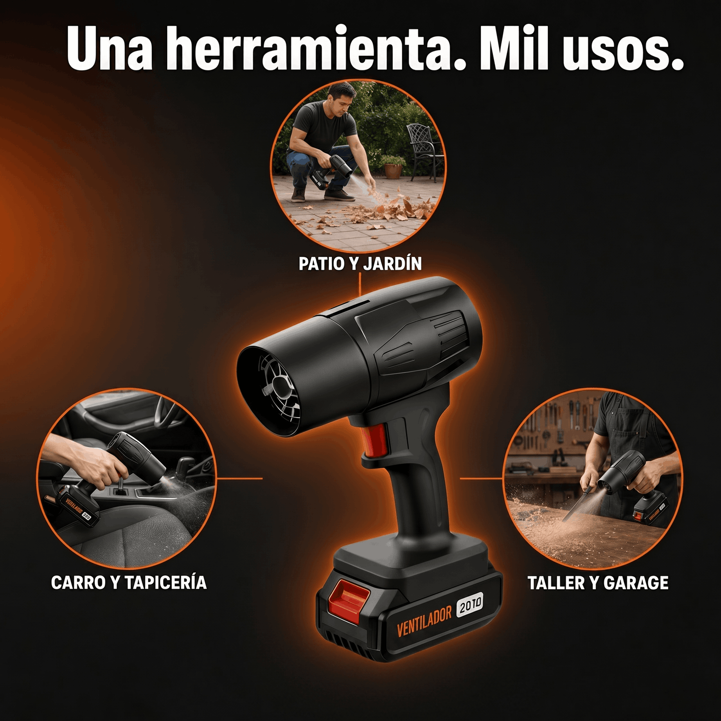 Jet Sopladora Inalámbrica Ultra Venti