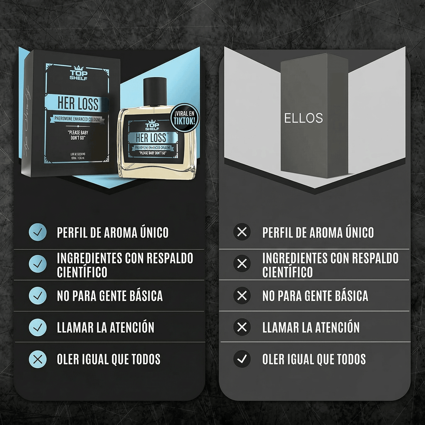 Her Loss – Fragancia con feromonas para Hombres