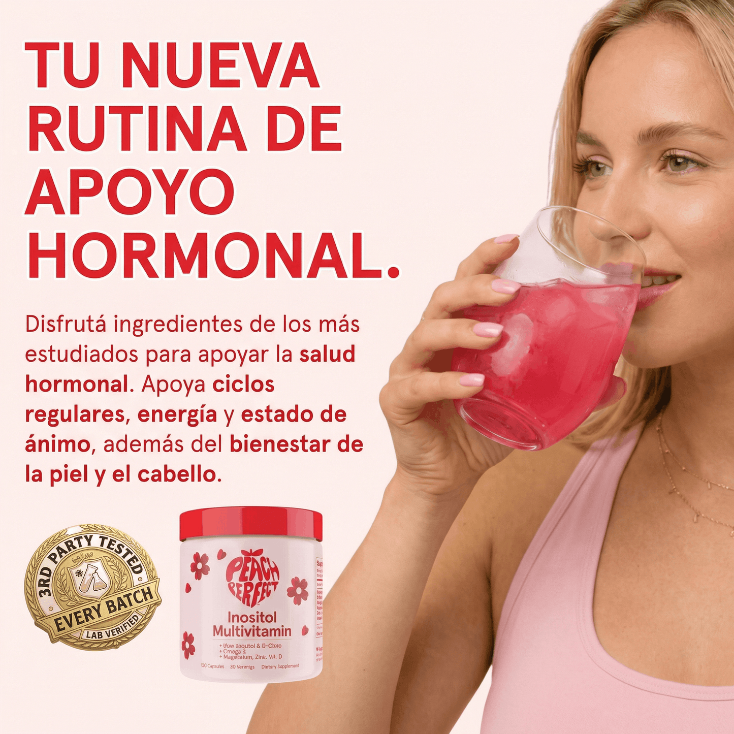 PEACH PERFECT INOSITOL MULITIVITAMIN