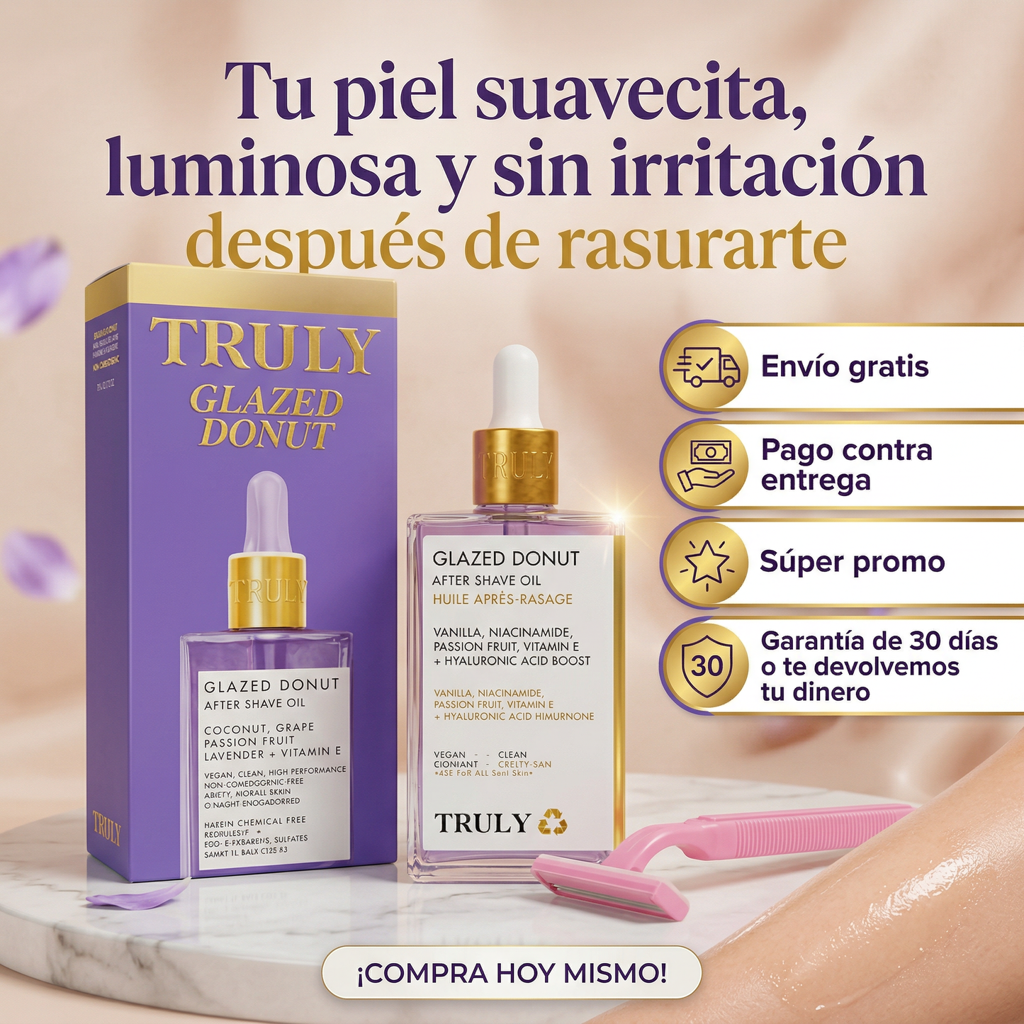 Aceite para después del afeitado Glazed Donut