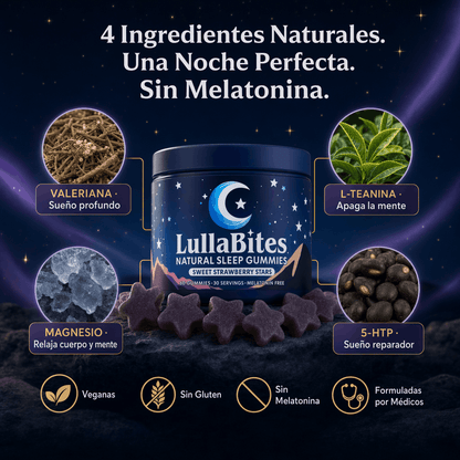 LullaBites® - Gomitas Naturales Para Dormir