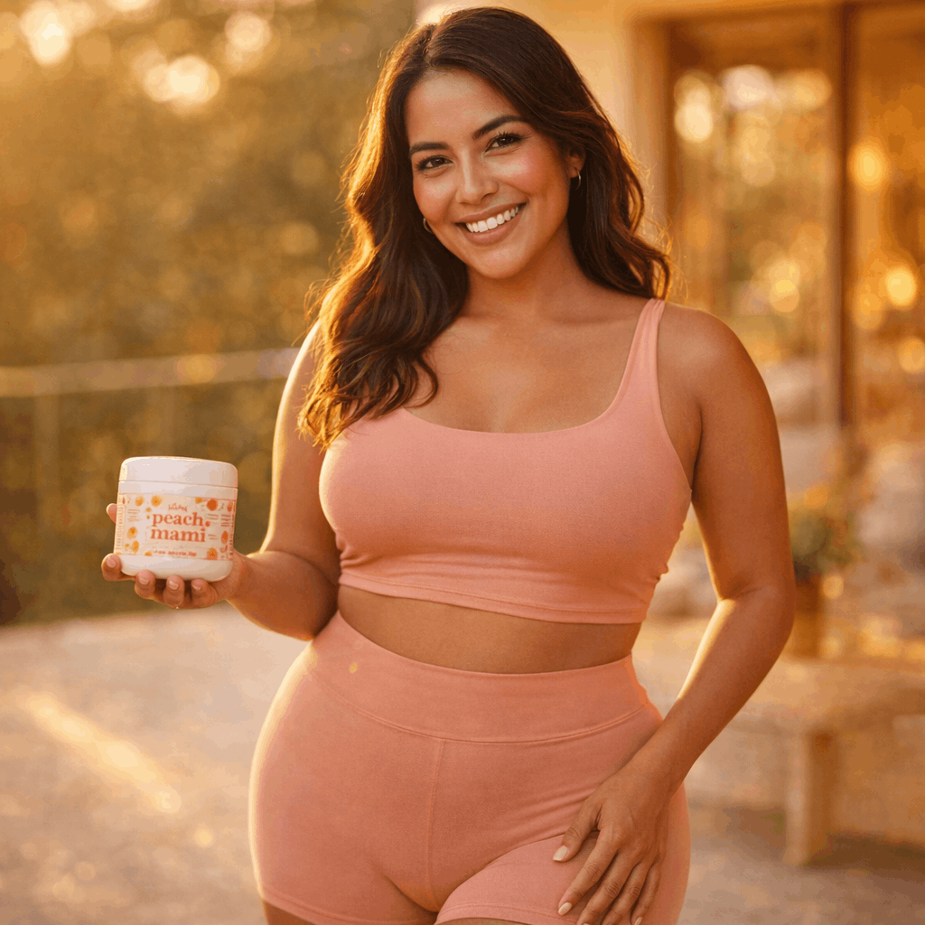 Peach Mami™ — La Crema que Reafirma, Elimina la Celulitis