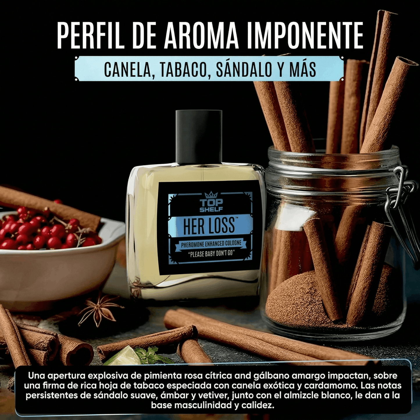 Her Loss – Fragancia con feromonas para Hombres