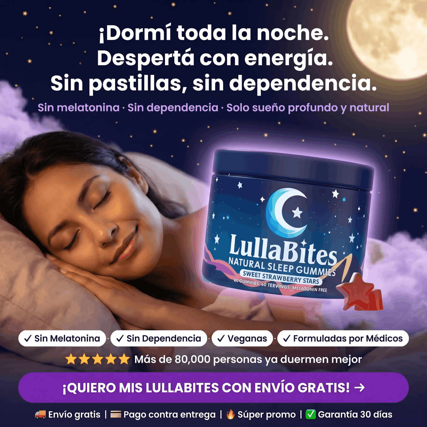 LullaBites® - Gomitas Naturales Para Dormir