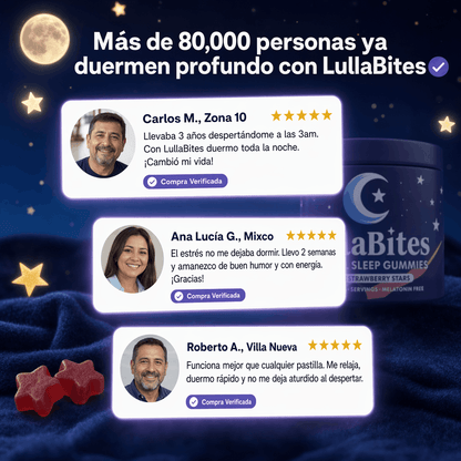 LullaBites® - Gomitas Naturales Para Dormir