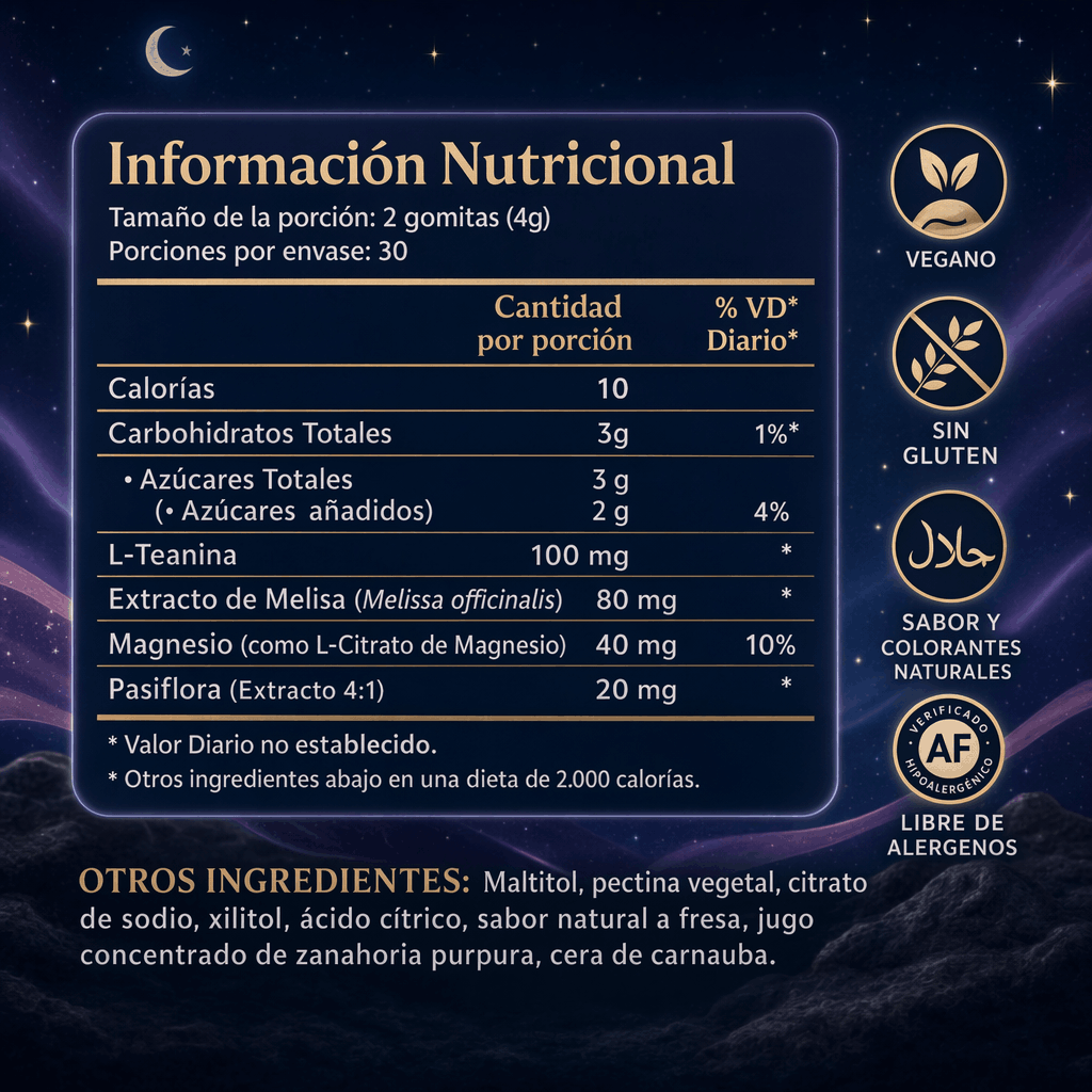LullaBites® - Gomitas Naturales Para Dormir