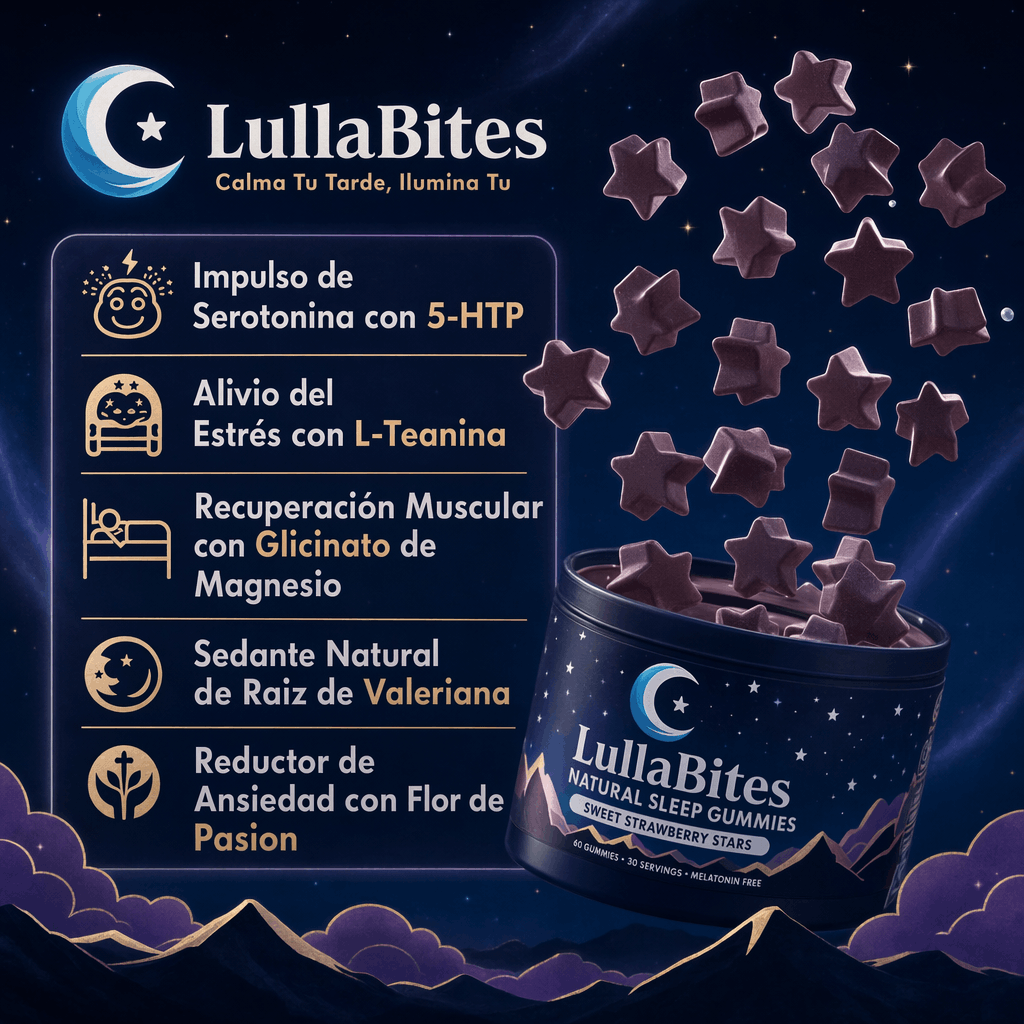 LullaBites® - Gomitas Naturales Para Dormir